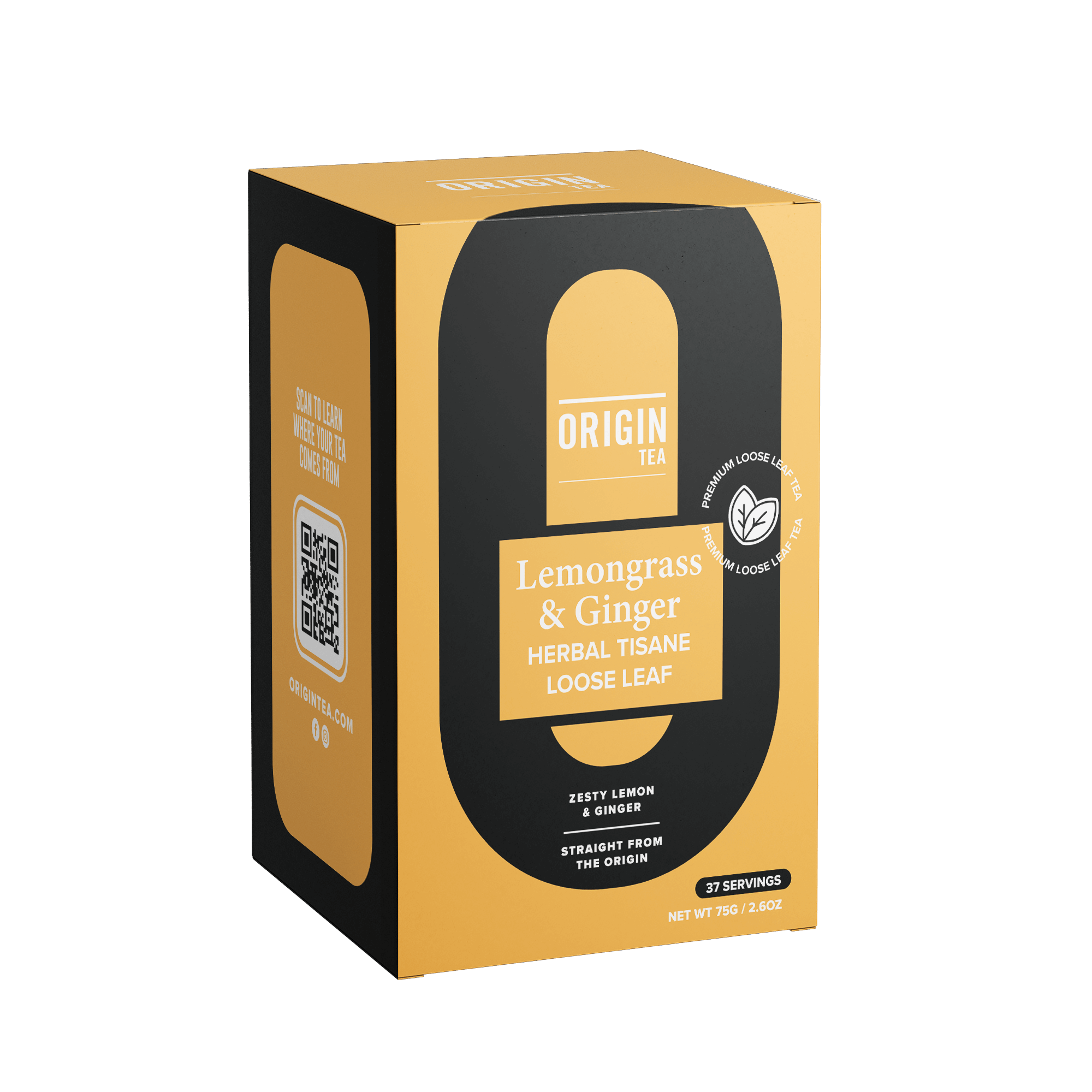 Lemongrass Ginger Caffeine Free Loose Leaf Herbal Tea