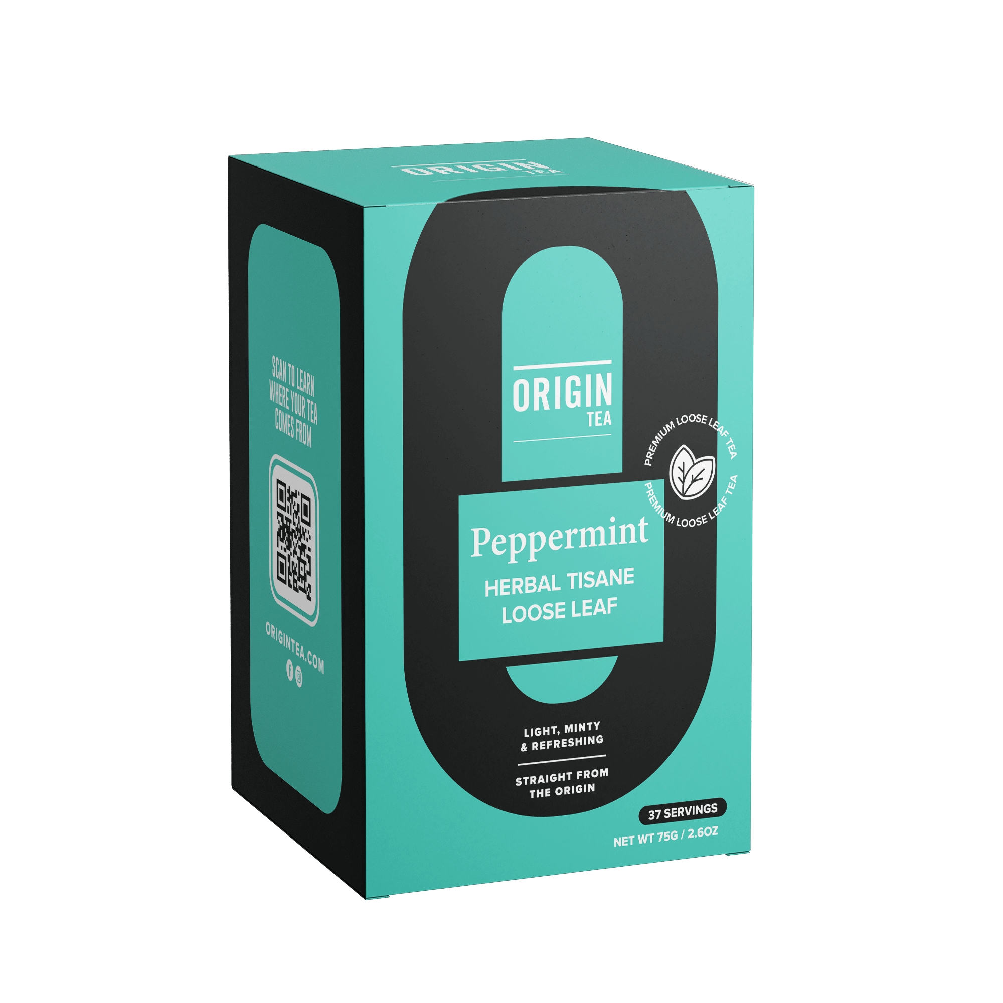 Peppermint Caffeine Free Loose Leaf Herbal Tea