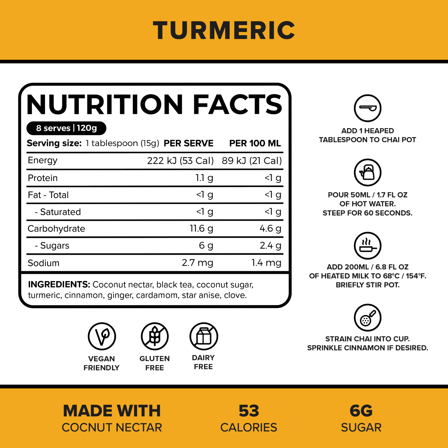 Turmeric Sticky Chai