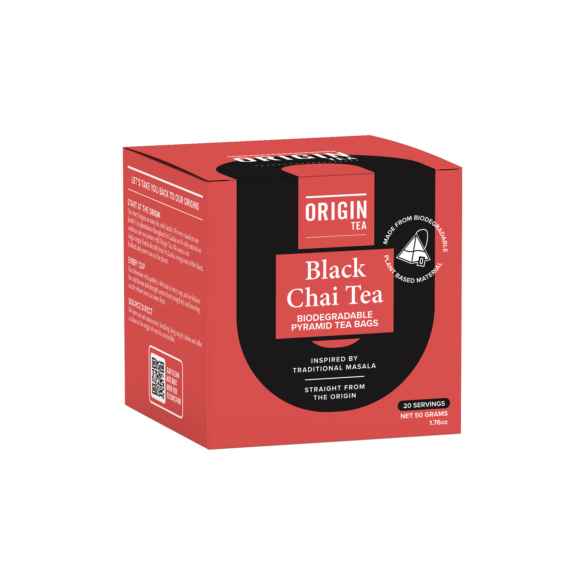 Black Chai Pyramid Black Tea Bags