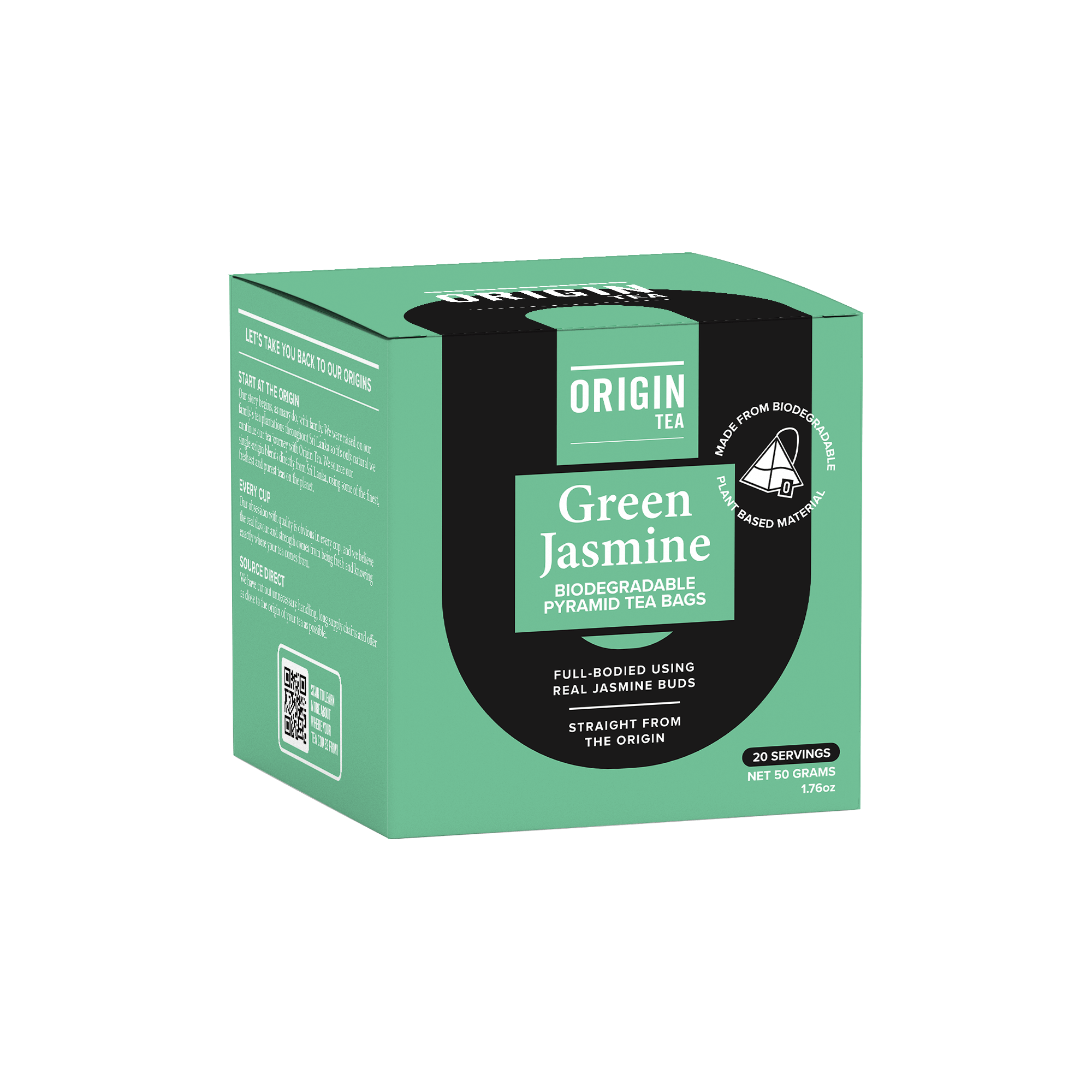 Green Jasmine Pyramid Green Tea Bags