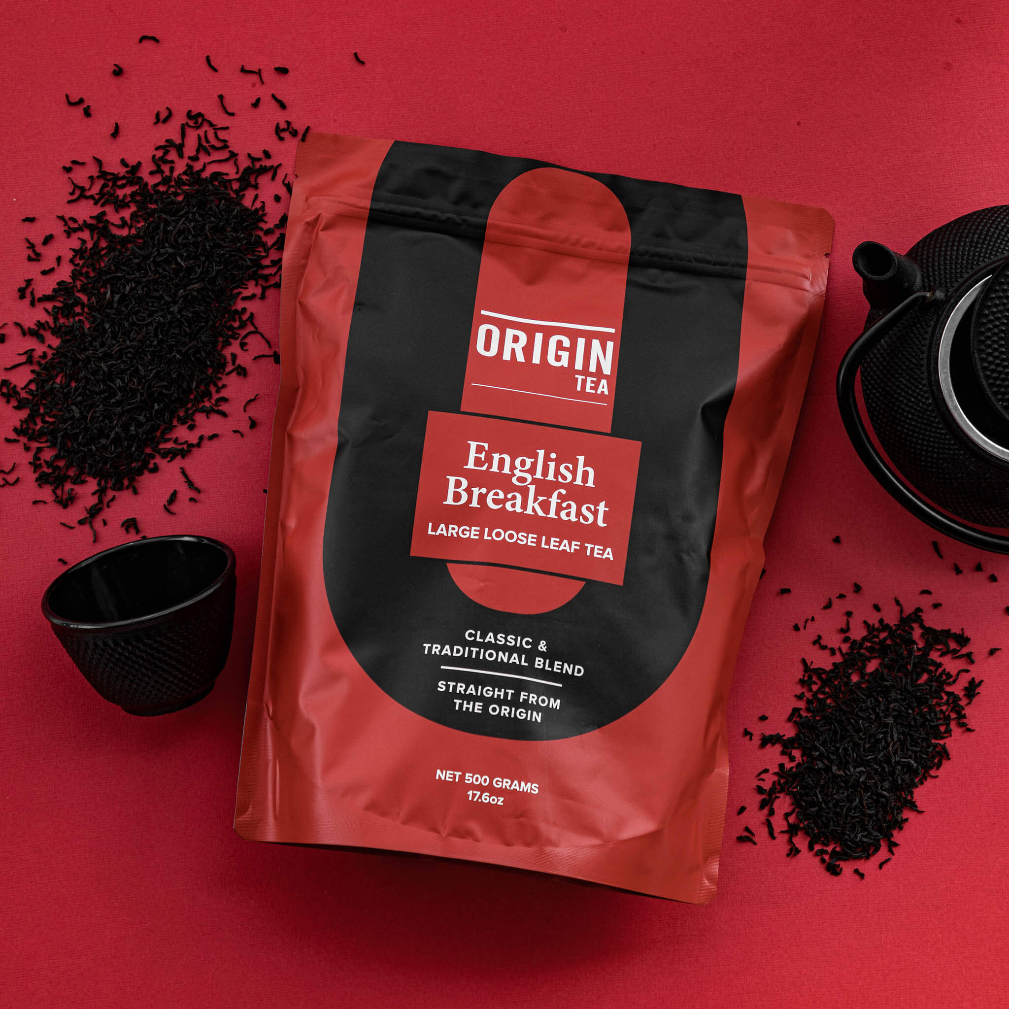 English Breakfast Loose Leaf Black Tea - 500g - Origin Tea