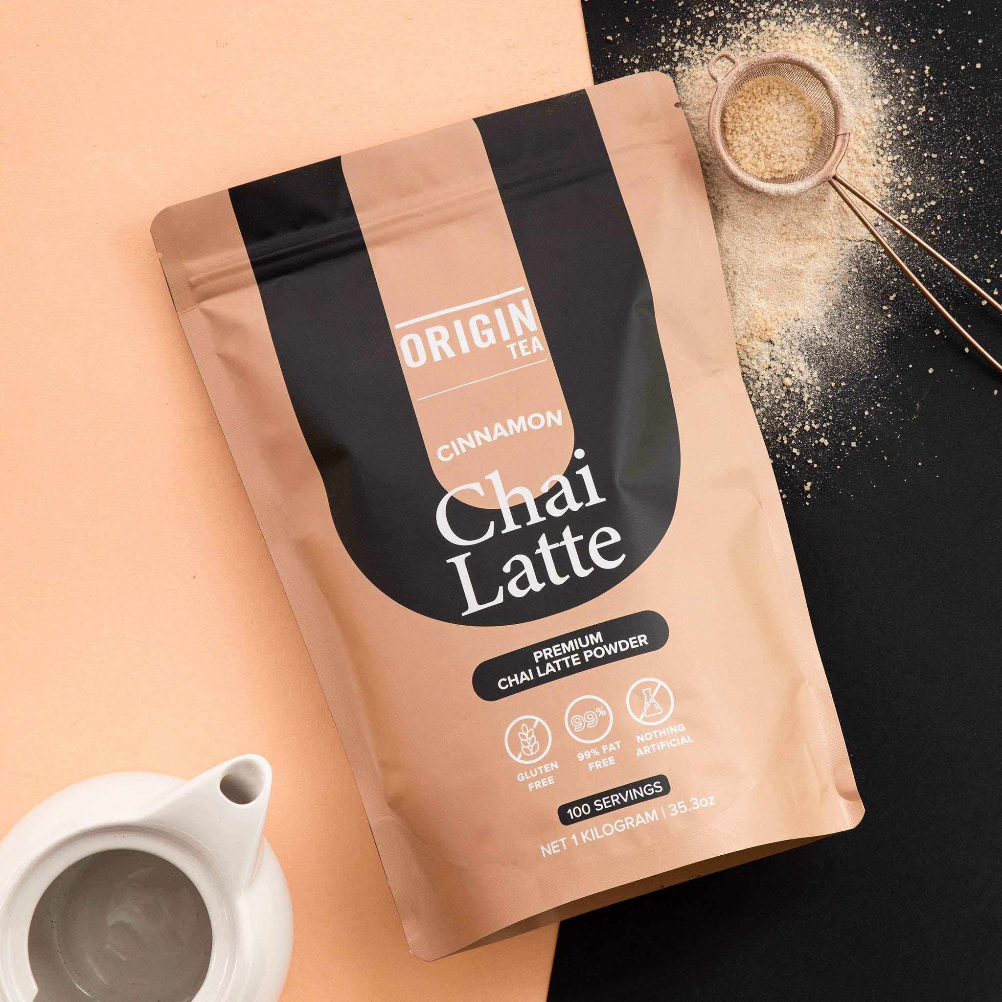 Natural Cinnamon Chai Latte - 1kg - Origin Tea