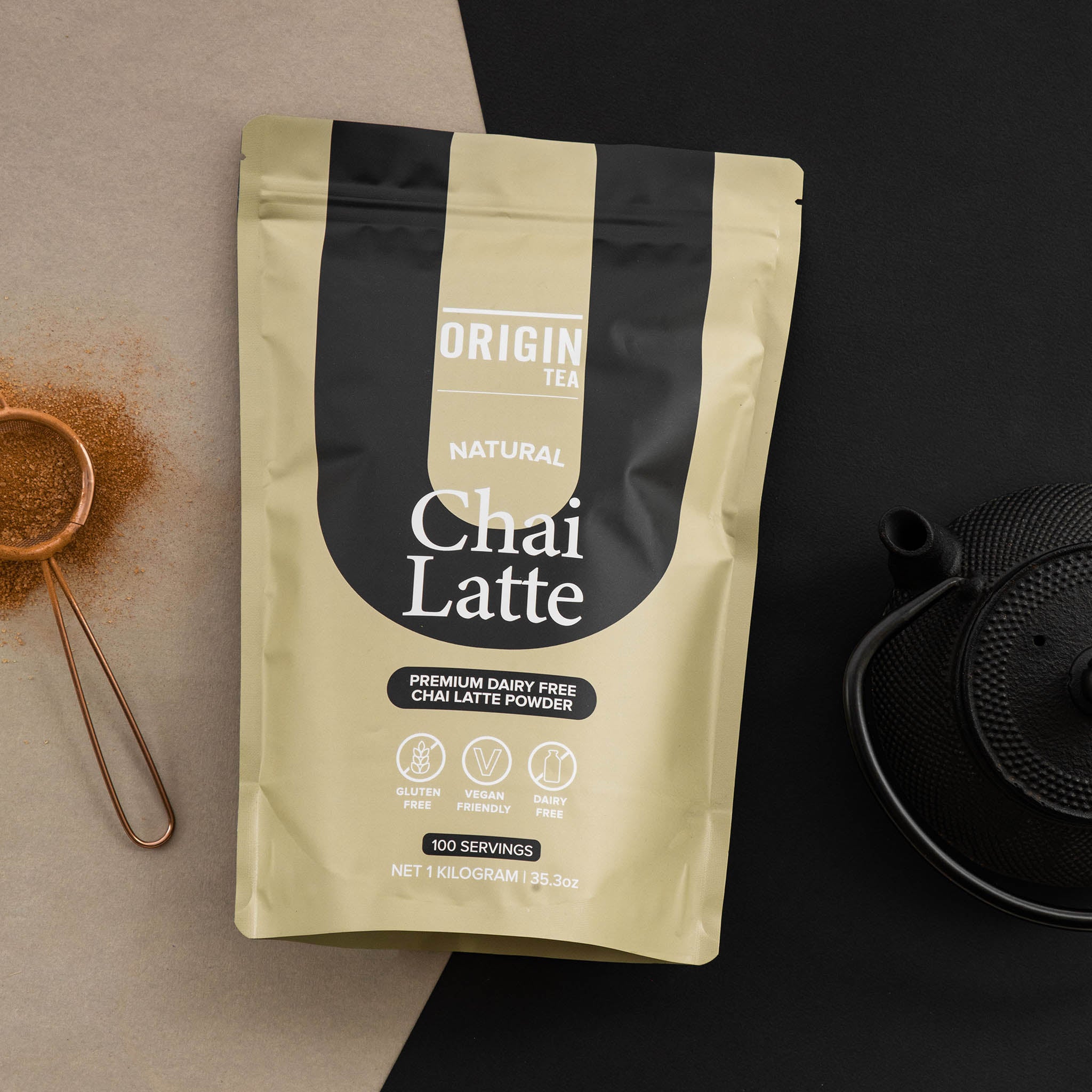 Caffeine Free Natural Chai Latte - 1kg - Origin Tea