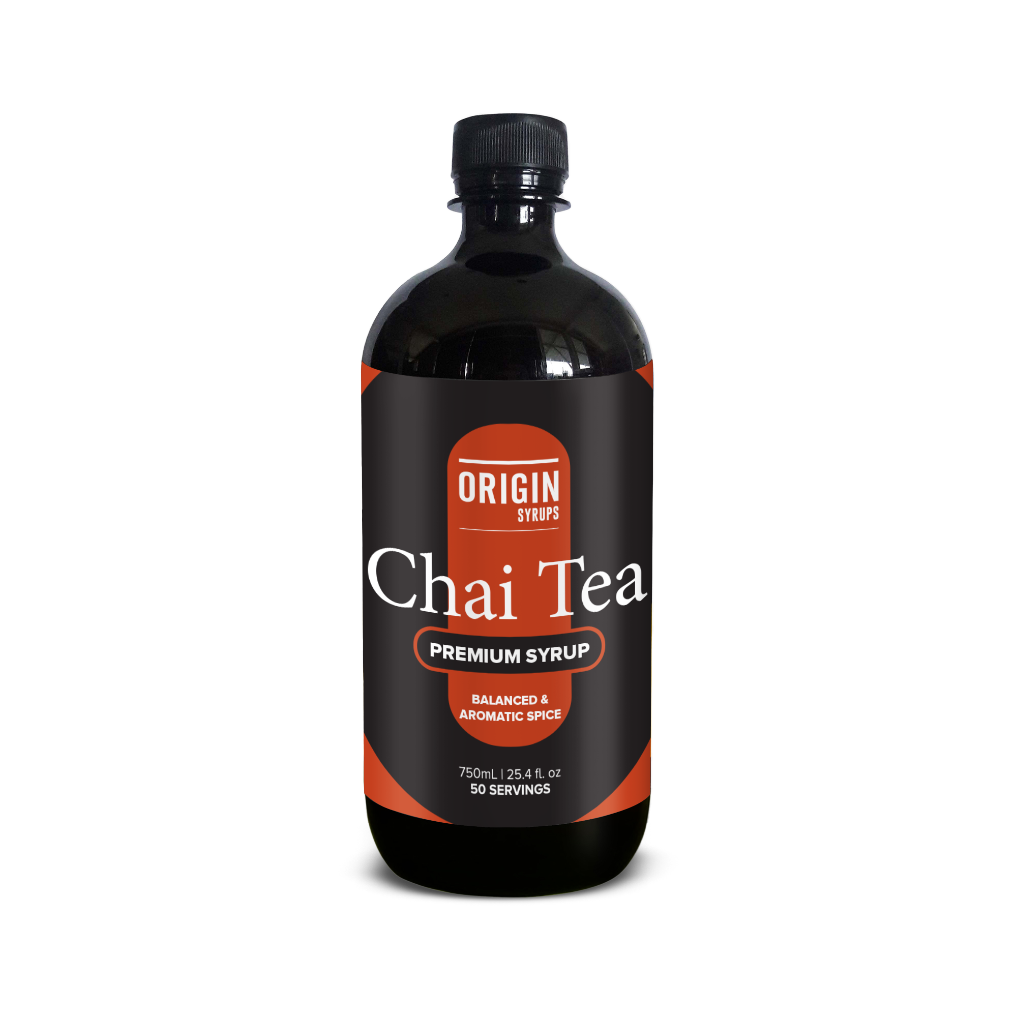 Chai Tea Premium Coffee Syrup - 750ml - Origin Tea