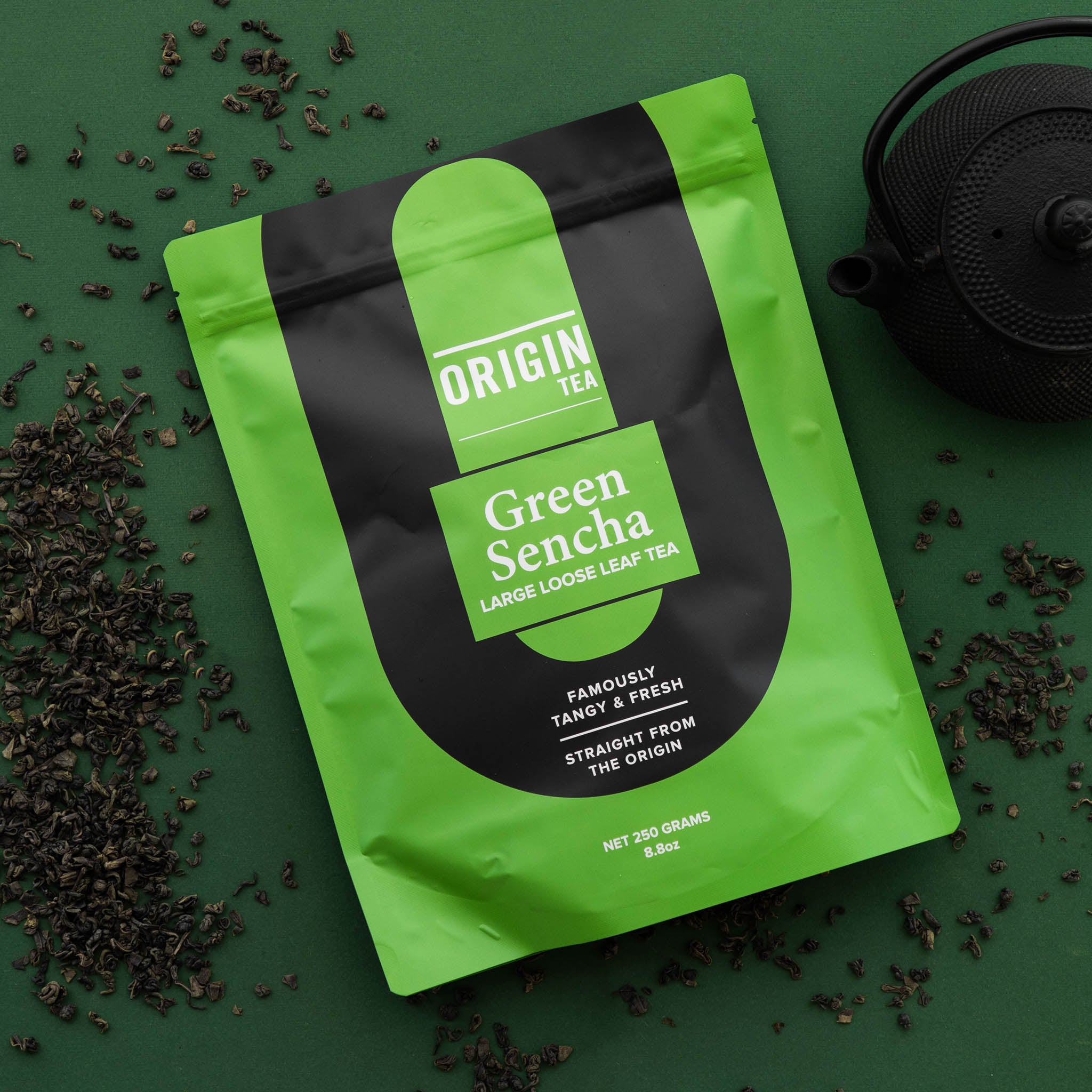 Green Sencha Loose Leaf Green Tea - 250g - Origin Tea