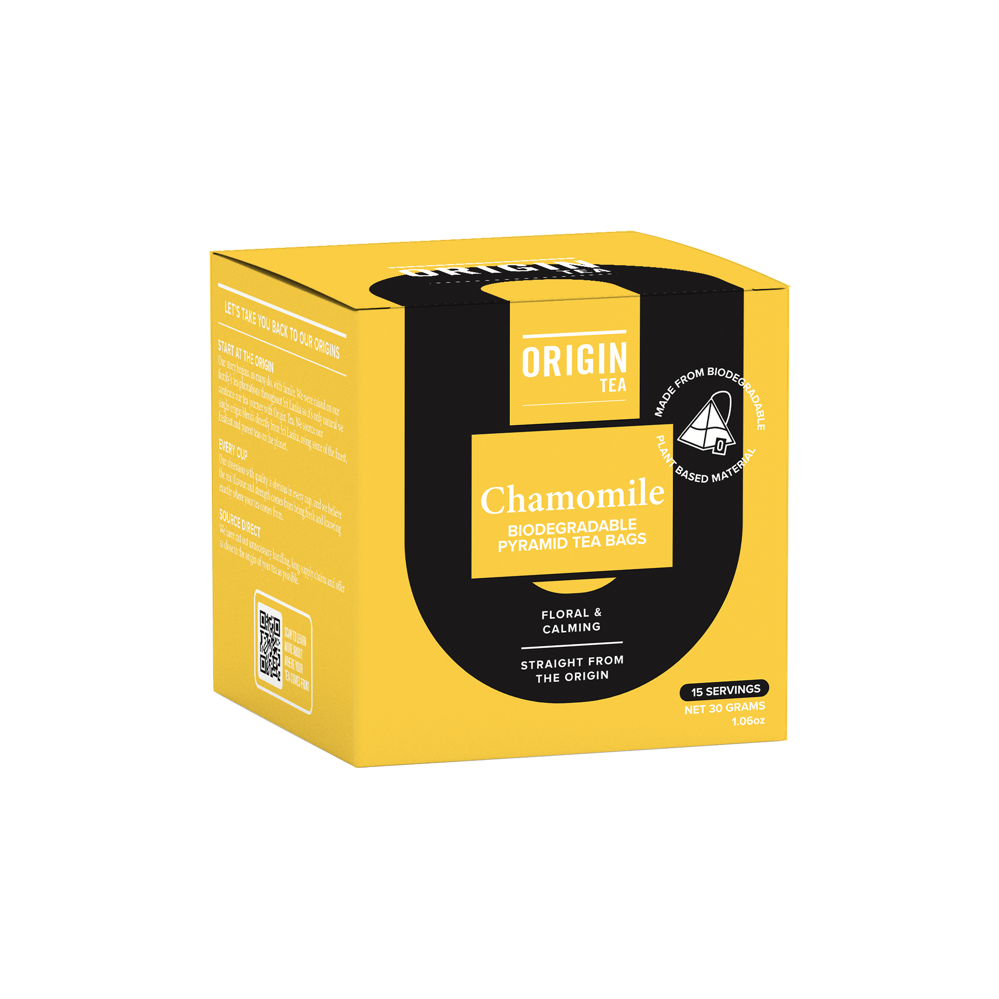 Chamomile Caffeine Free Pyramid Herbal Tea Bags