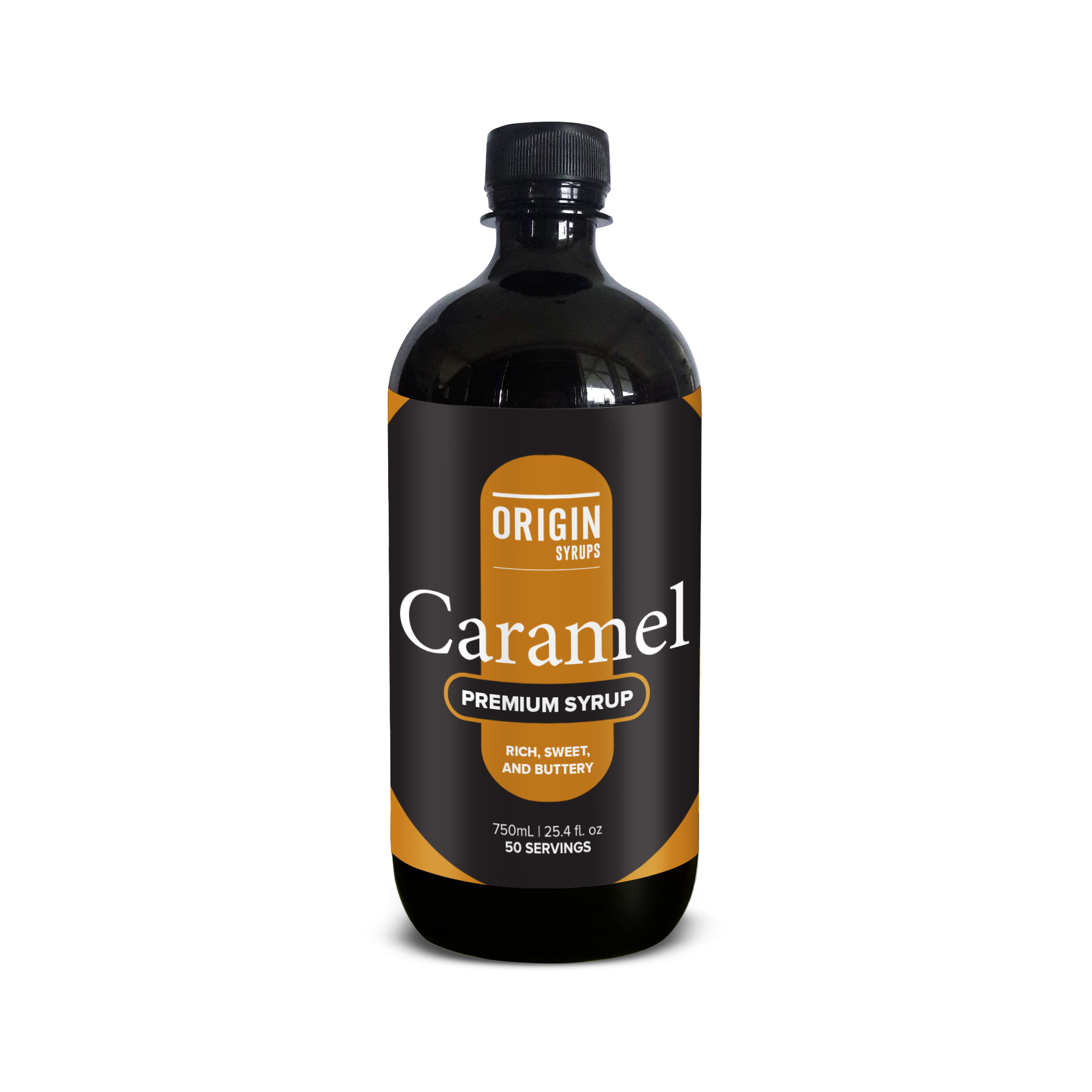 Caramel Premium Coffee Syrup - 750ml - Origin Tea