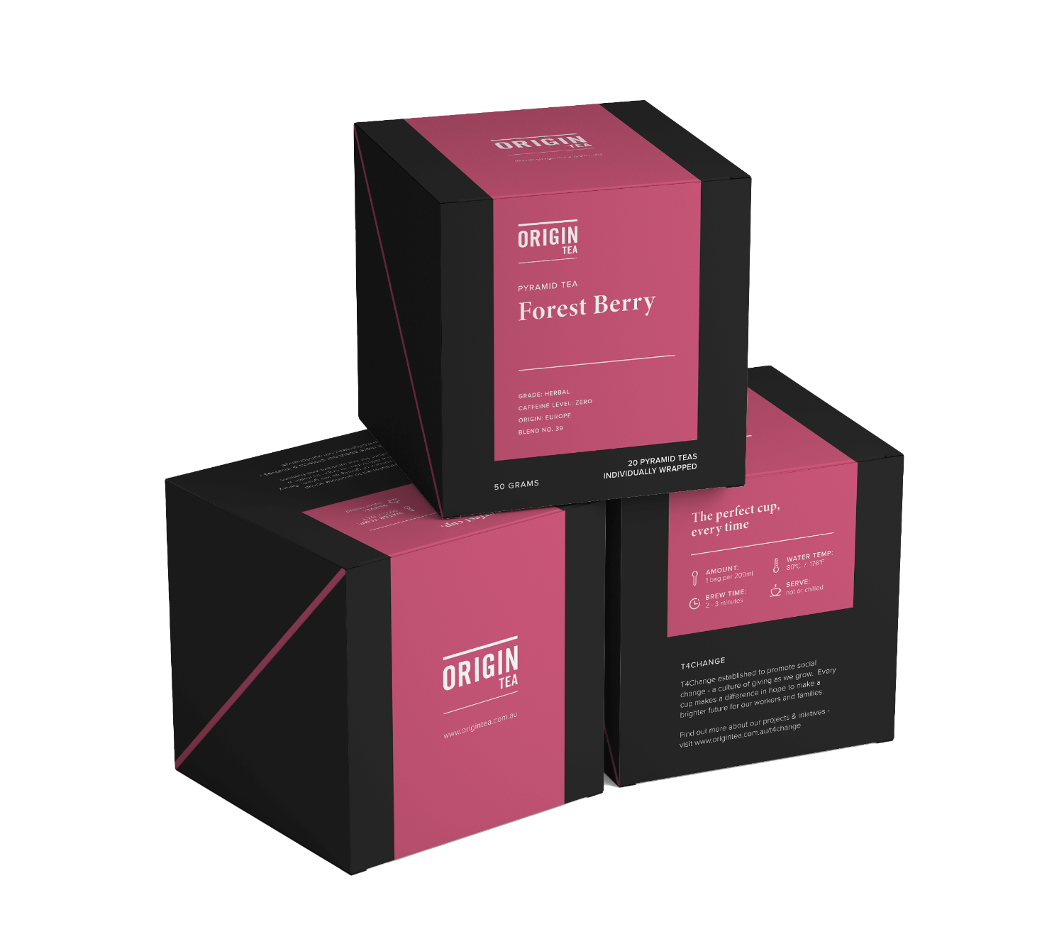 Forest Berry Pyramid Tea Bags - 20pcs - Origin Tea